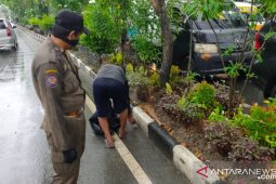 Ratusan warga Balikpapan terjaring razia masker