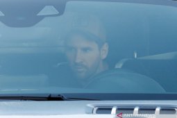 Lionel Messi kembali berlatih dengan Barcelona