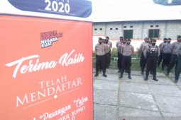 Polres Gorontalo terjunkan 184 personel amakan tahapan awal Pilkada