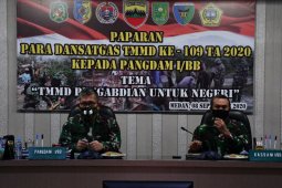 Pangdam  I/BB terima paparan Dansatgas TMMD ke-109
