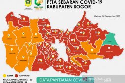 Kasus positif COVID-19 di Kabupaten Bogor tembus angka 1.000 lebih