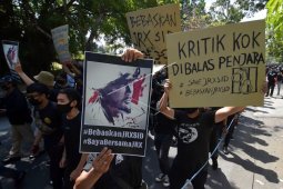 Unjuk rasa tuntut bebaskan Jerinx SID
