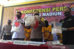 Polres Madiun ringkus lima tersangka kasus narkoba