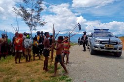 Lima orang terkena anak panah saat perang antarkampung di Jayawijaya