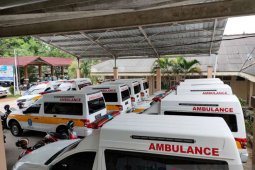 Dinkes Bangka  distribusi 12 unit mobil ambulance COVID-19
