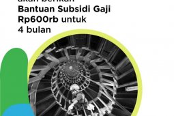 BPJAMSOSTEK serahkan data calon penerima BSU gelombang III ke Kemnaker