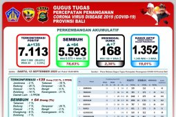 Di Bali, 5.593 pasien COVID-19 telah sembuh