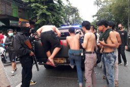 Polisi mengamankan sembilan pelaku dibawah umur yang terlibat tawuran