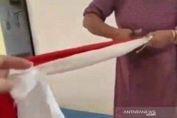 Polres Sumedang  benarkan ada aksi pengguntingan bendera Merah Putih