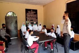 Polsek Tanjung Pura Langkat fasilitasi Wifi gratis untuk belajar daring
