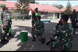 Dandim 1008/Tanjung pimpin tradisi penerimaan anggota baru