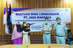 Jasa Raharja Babel Salurkan Bantuan Bina Lingkungan Sarana Pendidikan