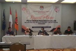 KPU Metro tetapkan empat paslon pada pilwalkot