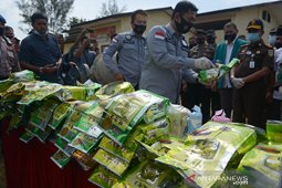 Pemusnahan narkotika di Aceh