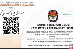 Lima calon bupati/wabup Labura ditetapkan