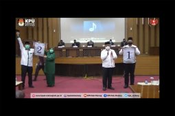 Hasil pengundian nomor urut paslon Pilkada Malang 2020