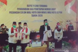 KPU Depok: Pradi-Afifah Nomor urut 1, Idris-Imam nomor urut 2