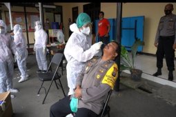 150 personil Polres Tebing Tinggi Ikuti Swab Test