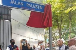 Jalan ini berubah menjadi Jalan Palestina