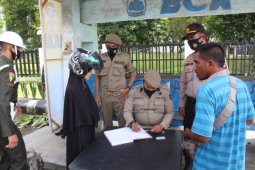 Minim kesadaran, Brimob Polda Aceh dan tim gabungan gencarkan operasi yustisi di Lhokseumawe