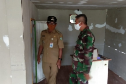 Pelaksanaan TMMD Kodim 1015/Spt terapkan protokol kesehatan COVID-19