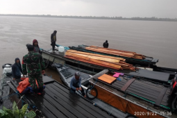 Personel Kodim 1015/Spt bertekat sukseskan TMMD di Pulau Hanaut