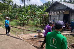 Masyarakat termotivasi menjaga desa berkat TMMD