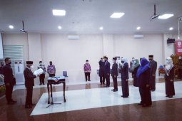 Bupati Sujadi lantik sembilan pejabat tinggi pratama di Lingkungan Pemkab Pringsewu