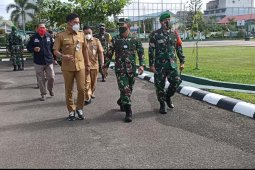 Aslat Kasad kunjungan kerja ke Wilayah Kodim 1015/Spt