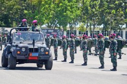 Komandan Brigif 2 Marinir sambut kedatangan prajurit Satgasmar Ambalat XXV