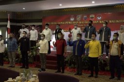 Dua pasangan calon Pilkada Medan deklarasi damai