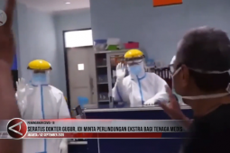100 dokter gugur, IDI minta perlindungan ekstra bagi tenaga medis
