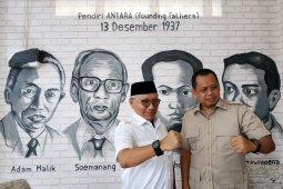 Haris-Ilham Kunjungi Kantor Antara