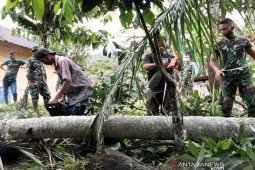 Satgas TMMD bangun jembatan darurat hubungkan 2 desa di Tarabintang Humbahas