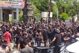 Polisi periksa penanggung jawab aksi tuntut "Bebaskan Jrx"