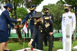Pangdam I/BB ziarah nasional sambut HUT ke-75 TNI