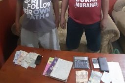 Bandar dan juru tulis togel di Simalungun ditangkap polisi