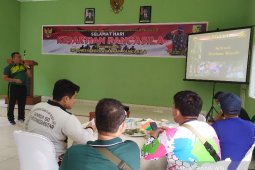 Jajaran Denpom Pematangsiantar silaturahmi dengan insan pers