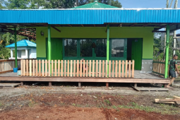 Warga ucapkan terima kasih Mushola At Hidayah kini semakin cantik