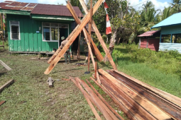 Pembangunan Pos Terpadu oleh TMMD diyakini bermanfaat