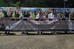 Sejumlah Aktivis Mahasiswa Indonesia deklarasi dukung pemerintah