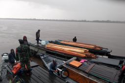 Lebarnya Sungai Mentaya jadi salah satu tantangan pelaksanaan TMMD