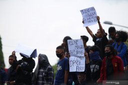 Aksi Tolak UU Cipta Kerja di Jember