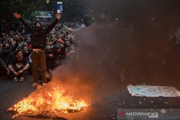 Aksi tolak UU Cipta Kerja