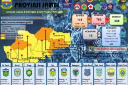 Tambahan pasien COVID-19 meninggal dunia 2 orang, positif bertambah 45 orang