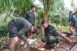 Tunjang kebutuhan listrik, Satgas TMMD gunakan genset