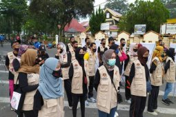 KPU Binjai sosialisasi pilkada di Lapangan Merdeka