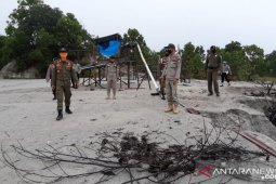 Tim gabungan Bangka tertibkan penambangan biji timah ilegal