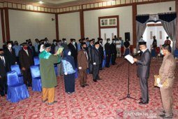 Bupati Nagan Raya lantik 84 pejabat baru, termasuk ganti kabag humas