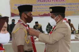 Dinas Pendidikan Dayah Bener Meriah gelar pelatihan Pramuka bagi santri